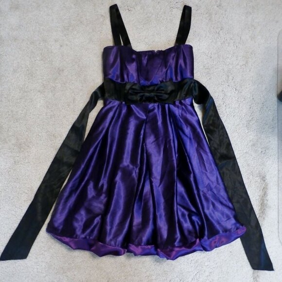 Women's SPEECHLESS SIZE JUNIOR 13 Purple FORMAL DRESS 30" Waist - Picture 1 of 10